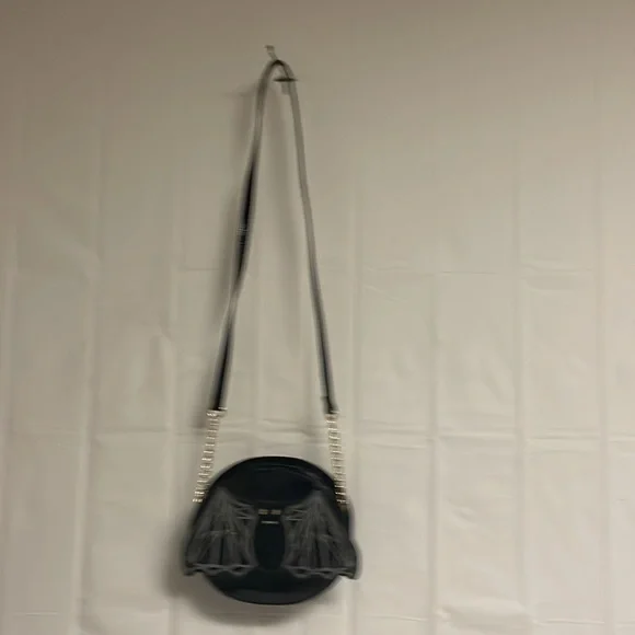 Betsey Johnson Black Bat Crossbody Bag - Picture 2 of 5